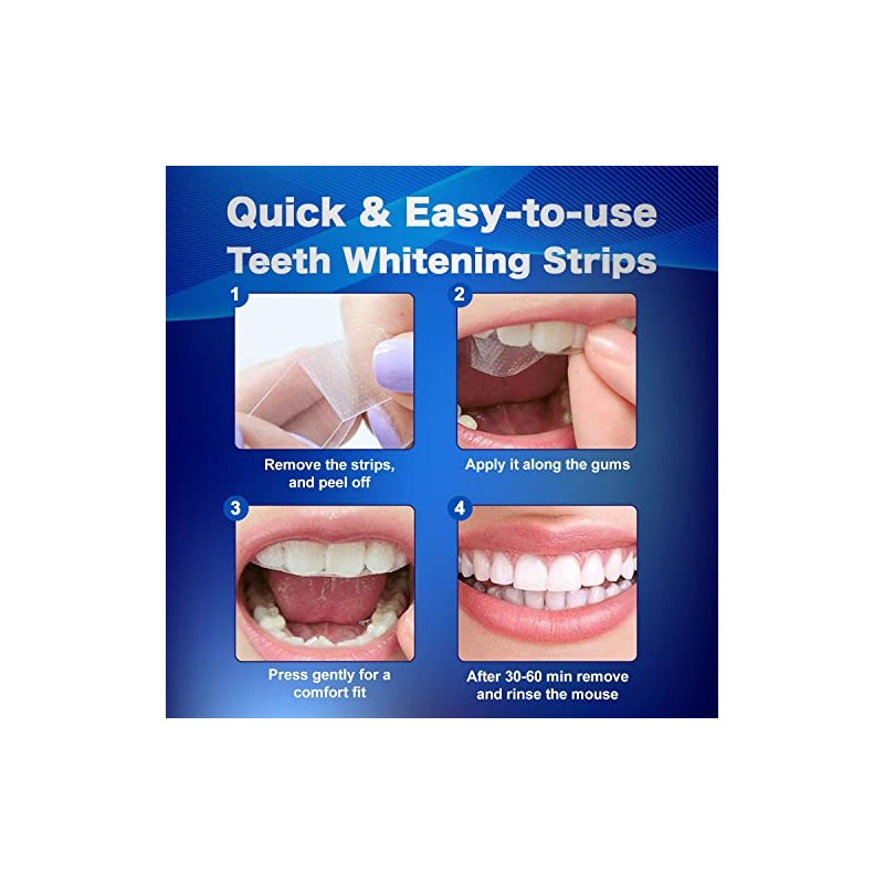 Teeth whitening Strips, Whitening Strips(28 Non-Sensitive ), Teeth Whitening Strips(Free