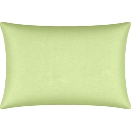 Erwin Müller Kissenbezug, Kissenhülle Single-Jersey Murnau - lindgrün Größe 40x60 cm - bügelfrei, strapazierstark, elastisch, mit Reißverschluss