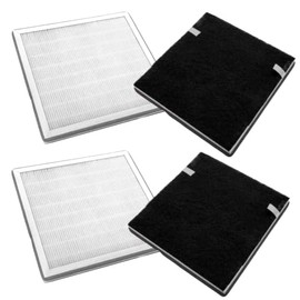 Trade-Shop Filter Set (Pre-Filter + HEPA Filter + Activated Carbon Filter) for Beurer LR200 LR-200, LR210 LR-210 Replaces 660.04 / Air Purifier Air Washer