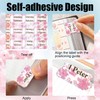 75 Pcs Laminated Bible Tabs for Women Foldable Large Print