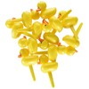 Yellow Duck Ducky Duckie Cupcake Picks Cake Topper Decorations (48-Pack)