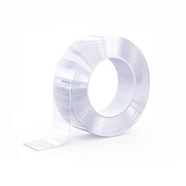 Cat Sennin Double-Sided Tape, Nano Tape, Magic Tape, Waterproof, Super Strong, Anti-Slip, Multifunctional, Storage, Repeatedly, Washable, Home, Industrial, School, Office (1.2 x 0.8 x 3.3 ft (3 x 0.2