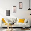 HUKONHEP 5x10 Black Picture Frames, Photos Frame with Plexiglass, Wall