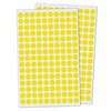 3,000 Pack, 10mm Round Dot Stickers Sticky Labels - Yellow