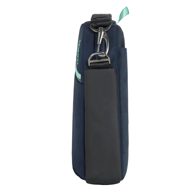 Travelon Unisex-Adult Anti-Theft Greenlander Small Crossbody, Galaxy Blue, 7.5" W