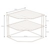 simplywire – 3 Tier Plate Racks – Pack of 2