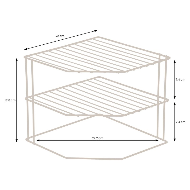 simplywire – 3 Tier Plate Racks – Pack of 2