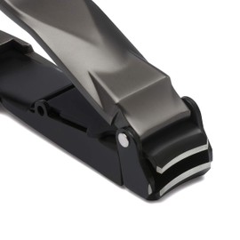 Nail Clippers for Men with Collection Container - KLIPP Razor Sharp Self-Collecting Nail Trimmer with Ergonomic Lever Keep Fingernails and Toenails Perfectly Cared For - Includes Ziplock Bag