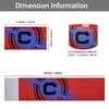 FUNAUPGO Sports Captain C Arm Band, Adjustable Unisex Elastic Soccer