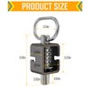 LOMIQAZ Spring Latch Lock, Weld On Spring Latch Assembly, Trailer