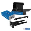 XFORT Premier Auto Gate Latch Black Pack, Complete with 300mm