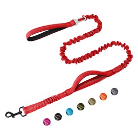 Correa Táctica de Seguridad para Perros Medianos y Grandes – Resistente, Ajustable y de Máximo Control (Rojo)