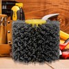 80 Grit Abrasive Nylon Drawing Wheel,4.7" x 4" Surface Conditioning