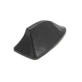 sourcingmap Carbon Fiber Pattern Plastic Shark Fin Shape AM FM Radio Signal Antenna for Car
