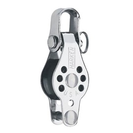 Harken 235 Single Micro 22mm Shackle Block w/Becket