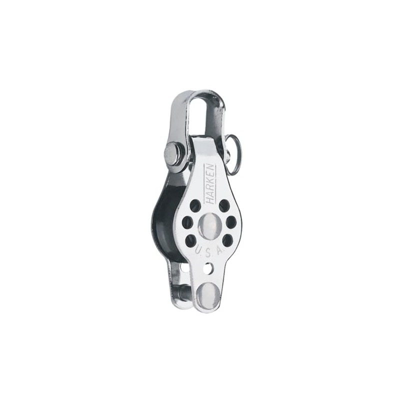 Harken 235 Single Micro 22mm Shackle Block w/Becket