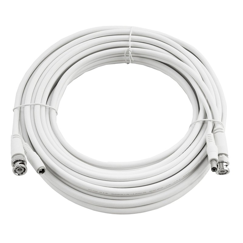 SSL Satellites 2m Black RG59 + Power Copper BNC Video