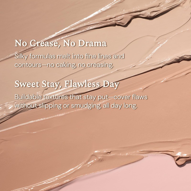 Flower Knows The Sweetie Bear 4-Color Concealer Palette,Highlihter Correct Contour