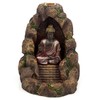 Puckator Bronze Thai Buddha Backflow Incense Burner, Waterfall Incense Holder,