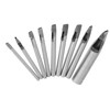 2 mm 9pcs Leather Oval Shape Hole Punch Set, Leather