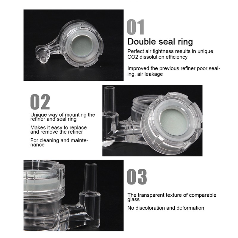 Aquarium Air Refiner Fish Tank Oxygen Pump Mute Aeration Nano