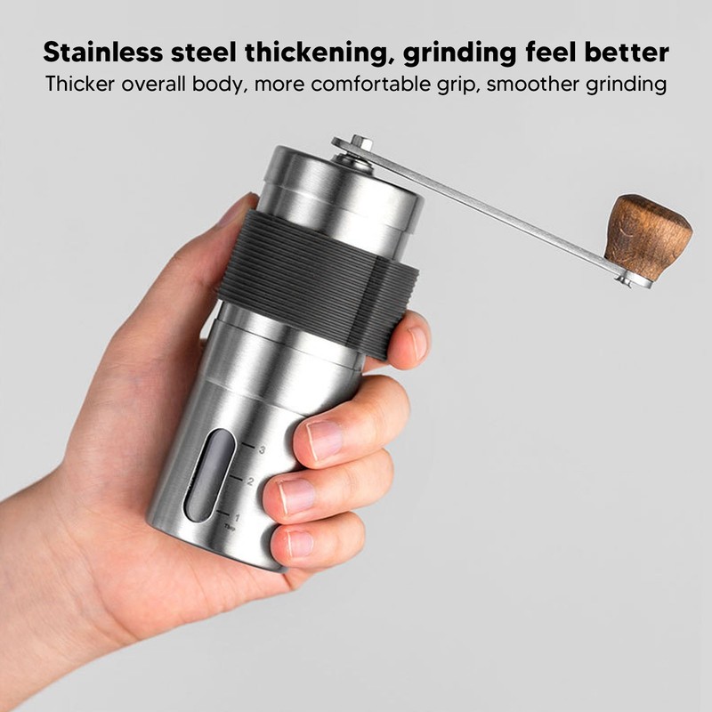 Portable Manual Coffee Grinder Stainless Steel High Hardness Hand Coffee