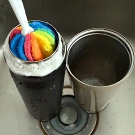 Rainbow Tumbler Cup Cleaning Brush 9ea
