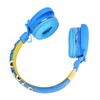 YLFASHION Kids Bluetooth Headphone Cartoon Foldable Adjustable Wireless Headset with