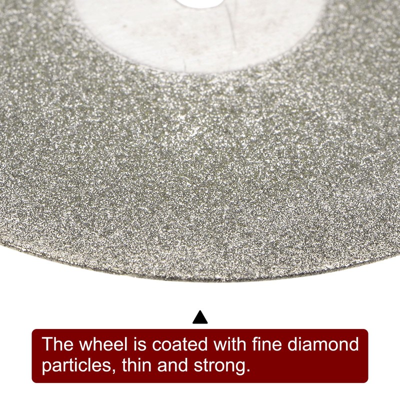 sourcing map 10pcs Diamond Cutting Wheel 25mm Full Sand Diamond