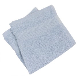 Green Bear Luxurious Bamboo Face Towel - Naturally Hypoallergenic and Antibacterial - Duck Egg Blue