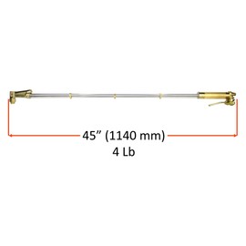 SÜA - 45 inches - Heavy Duty Oxyfuel Straight Cutting Torch - Propane - 90° Head