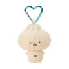Sanrio 175633 Mini Mascot Holder, Rian Peta Petamini, Polyester, Steel