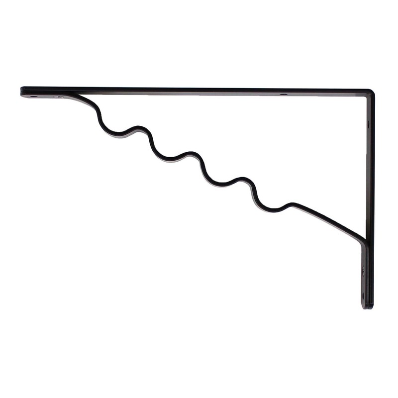 Wake Sangyo TK-112 Hanger Bracket, Shelf Bracket, Black, 8.3 inches