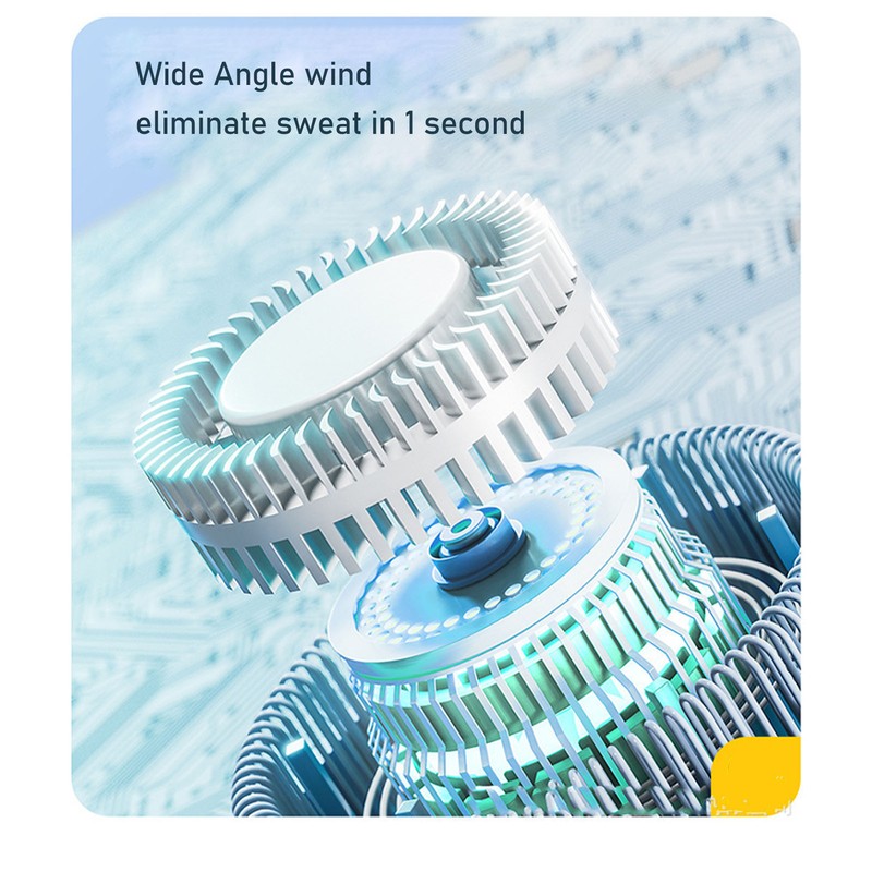 Portable Neck Fan Mini Hanging Neck Fan with Adjustable Lanyard