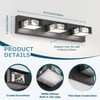 Joossnwell Crystal Bathroom Vanity Lights Black Bathroom Light Fixtures Over