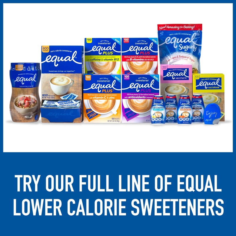 EQUAL Yellow 0 Calorie Sweetener, Sucralose Sugar Substitute, Zero Calorie