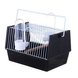 COSMEVIVI 1pc Birdcage Birds Carrier Cages Bird Cage Net Hanging Bird Cage Lovebird Cage Bird Cages for Parrots Bird Bag Bird Travel Outing Parrot Cage Cockatiel Outdoor Carrier Iron