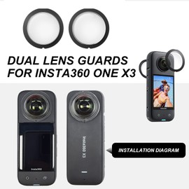 Lens Guards for Insta360 ONE X3 Accessories Case Sticky