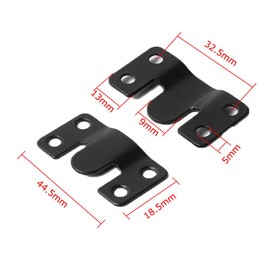 Esforzarse 6 Pairs 12 Piece Picture Frame Bracket Bracket Hardware Frame Hanging Hardware with Screws Wall Hanging Hook Fastening Hardware Stainless Steel Picture Frame Hook Hanging Hardware Stainless