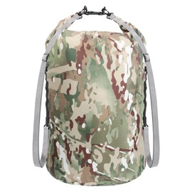 Amengsen Dry Bags Waterproof Dry Sacks Camouflage Small Lightweight Dry Bag with Strap for Paddle Board Kayaking Fishing Camping Hiking (35L)