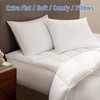 SILUI Flat Soft Thin Pillows for Sleeping King Size Set