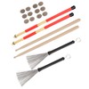 Drumstick Kit Rute Brush Damper Drum Set Musical Instrument Playing