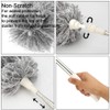 Microfiber Duster with Extension Pole with Bendable Head Extendable Duster