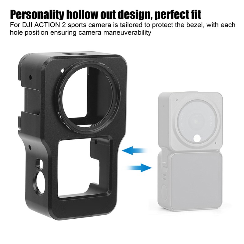 Action Camera Frame Cage Aluminum Alloy Camera Protecticve Cage Cover