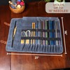 Earth & Fiber Co. Waxed canvas knitting needle case (up