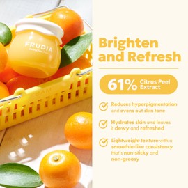 FRUDIA Citrus Brightening Face Cream, Vitamin C Korean Face Moisturizer w/61% Mandarin Peel Extract, Melazero & Vitamin C for Radiant Skin (0.35 fl oz)