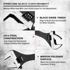 10-Inch Adjustable Wrench, Black Oxide Finish Wide Jaw Spanner with
