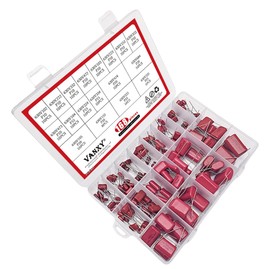 630V CBB Metal Film Capacitors Kits 18Values (168Pcs) 630V102J 222J 332J 472J 103J 223J 153J 333J 473J 104J 224J 334J 474J 684J 105J 155J 225J 335J High Voltage Capacitors