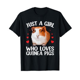 Funny Guinea Pig Costume For Women Girls Guinea Pig Lover T-Shirt