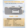 FZPJJNB Car Sun Visor Driver & Passenger Side Fits for